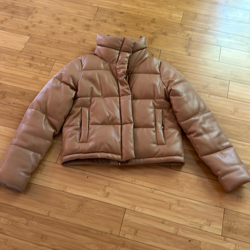 Abercrombie & Fitch Brown Puffer Jacket